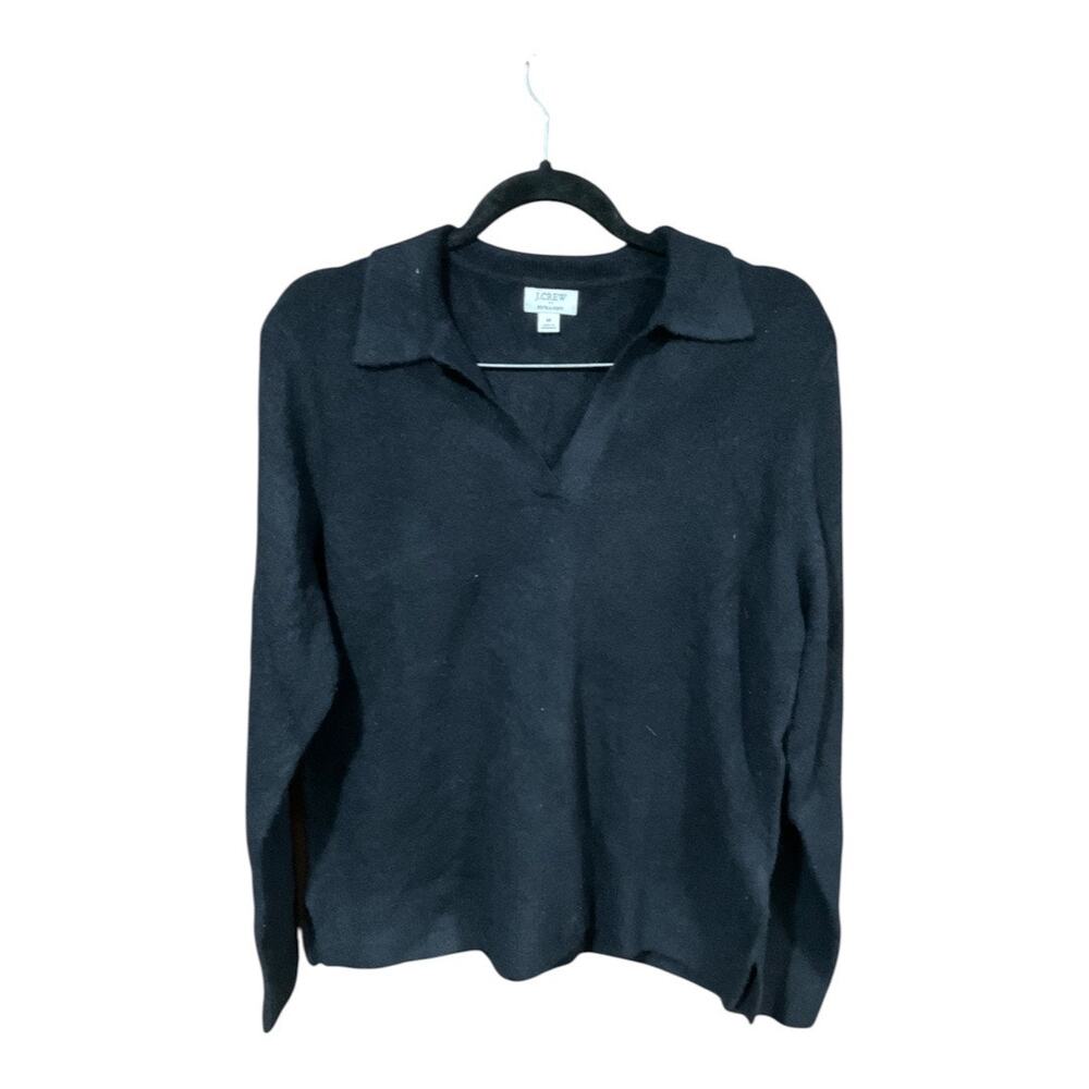 J. Crew Wool blend Sweater Medium Black